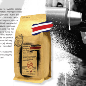 Kawa KOSTARYKA TARRAZU to prawdziwy klejnot w światowej kawowej skarbnicy. Pochodząca z renomowanego regionu Tarrazu w Kostaryce, ta kawa zachwyca wyrafinowanym smakiem, głębokim aromatem i subtelną kwasowością.