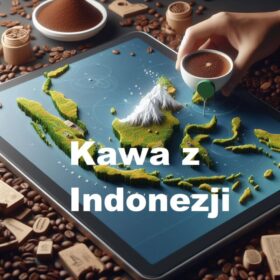 mapa Kawa z Indonezji